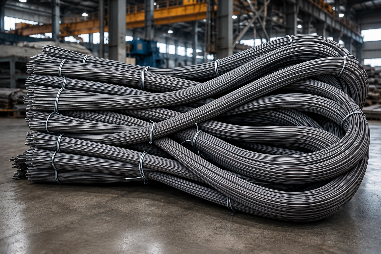 Professional grade industrial steel oil rods from Srinivasa Steel Corporation Vizag